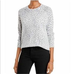 Cashmere Leopard Print Sweater